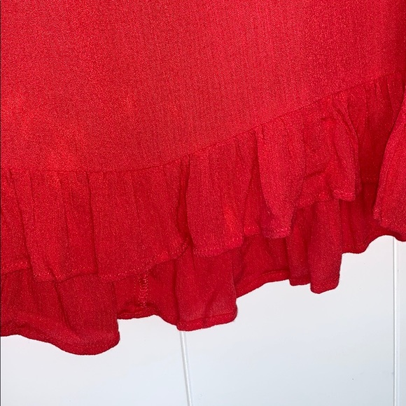 💥 NEW | ASOS Curve Ruffle Hem Tank in Raspberry - Picture 5 of 5